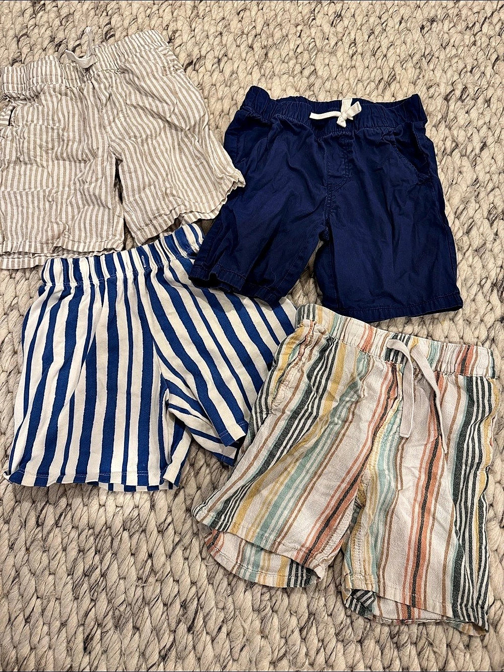 H&M Striped Shorts 4-Pack Size 5T